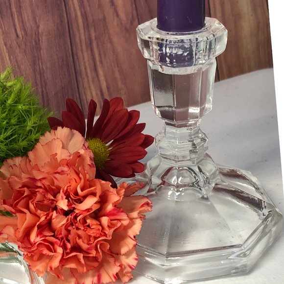 📦🎉MOVING SALE! Crystal Cut Candle Sticks - Picture 3 of 13